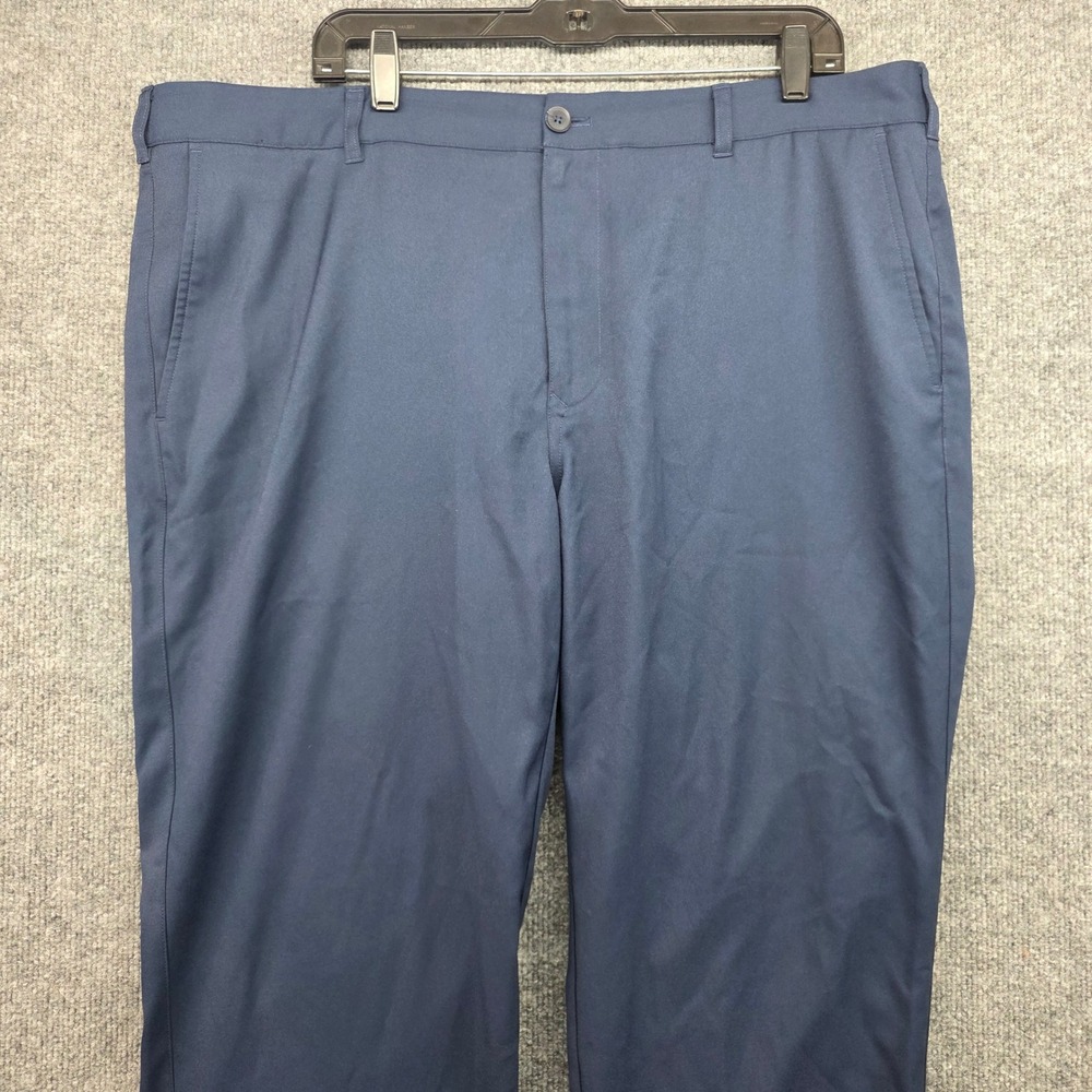 Mizzen Main Mens Navy‎ Blue Dress Pants Flat Front Stretch Comfort Size 40x32